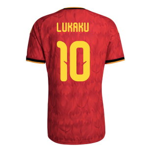 2026-2027 Belgium Authentic Home Shirt (Lukaku 10)