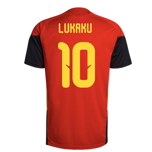 2026-2027 Belgium Training Jersey (Red) (Lukaku 10)