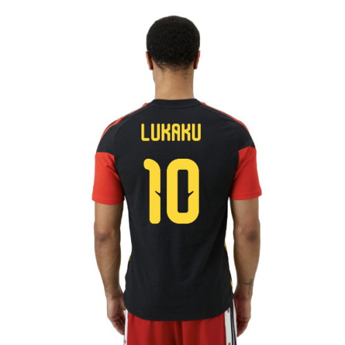 2026-2027 Belgium Training Tee (Black) (Lukaku 10)