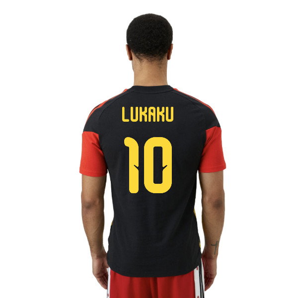 2026-2027 Belgium Training Tee (Black) (Lukaku 10)