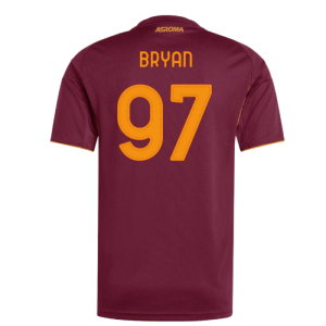 2025-2026 AS Roma Home Shirt (Bryan 97)
