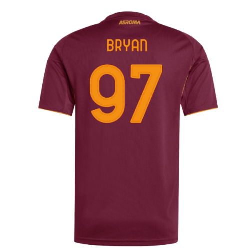 2025-2026 AS Roma Home Shirt (Bryan 97)
