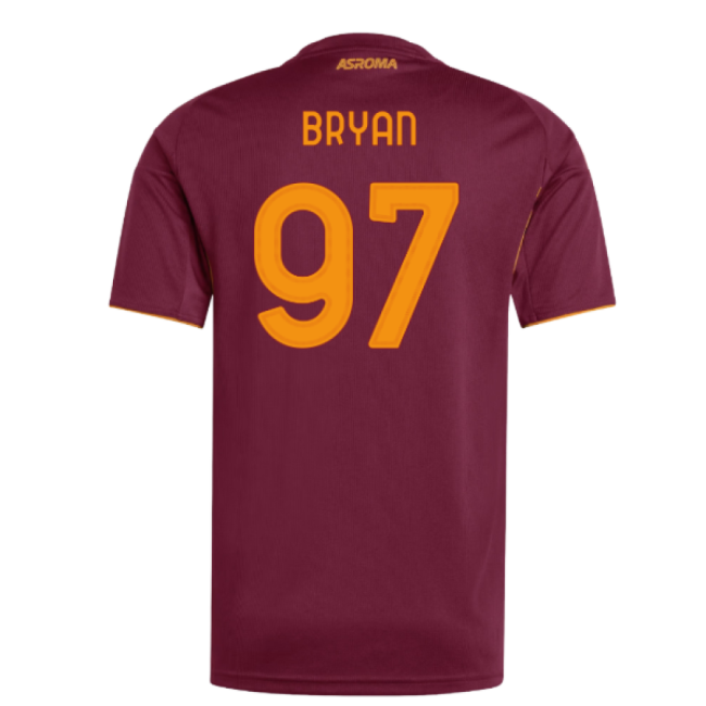 2025-2026 AS Roma Home Shirt (Bryan 97)