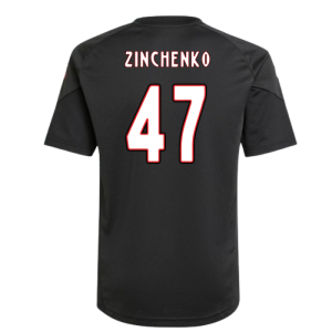 2025-2026 Ajax Training Shirt (Black) - Kids (Zinchenko 47)