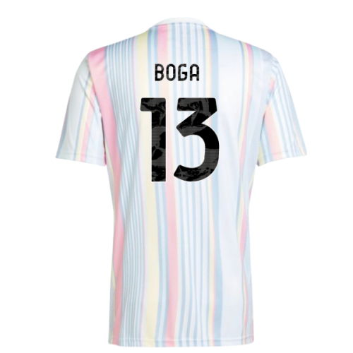 2025-2026 Juventus Pre-Match Shirt (White) (Boga 13)