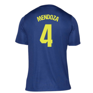 2025-2026 Atletico Madrid Pre-Match Shirt (Blue-Yellow) (Mendoza 4)
