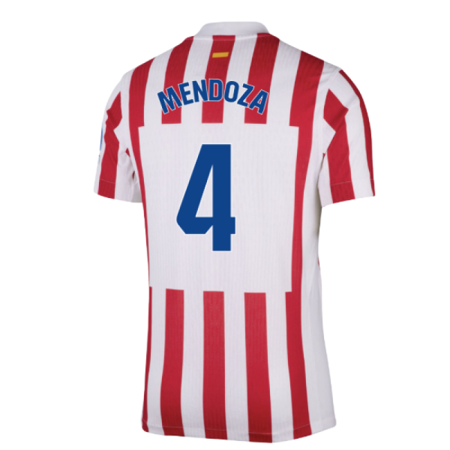 2025-2026 Atletico Madrid Home Authentic Shirt (Mendoza 4)