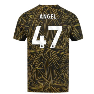 2025-2026 Wolves Home Pre-Match Shirt (Black) (Angel 47)