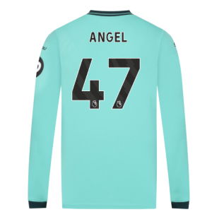 2025-2026 Wolves Long Sleeve Away Shirt (Angel 47)