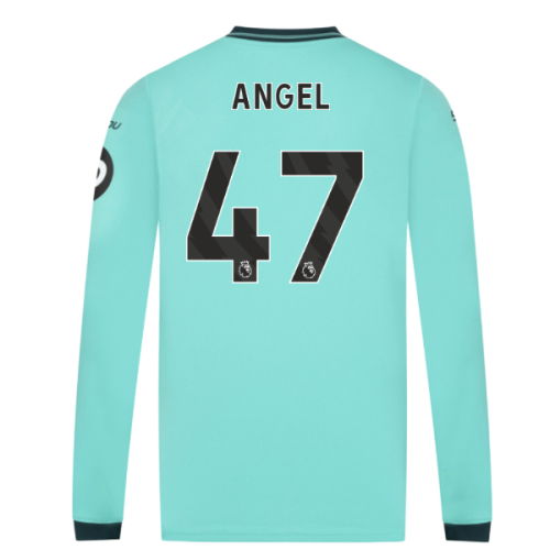 2025-2026 Wolves Long Sleeve Away Shirt (Angel 47)