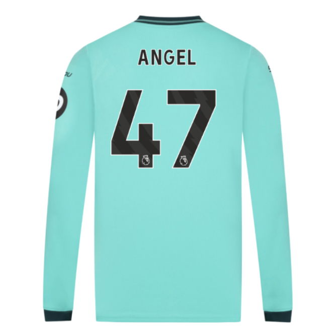 2025-2026 Wolves Long Sleeve Away Shirt (Angel 47)