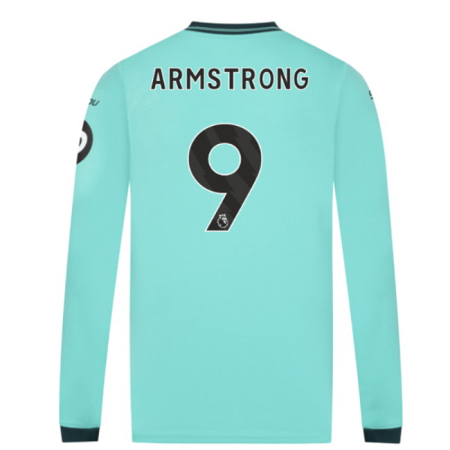 2025-2026 Wolves Long Sleeve Away Shirt (Armstrong 9)