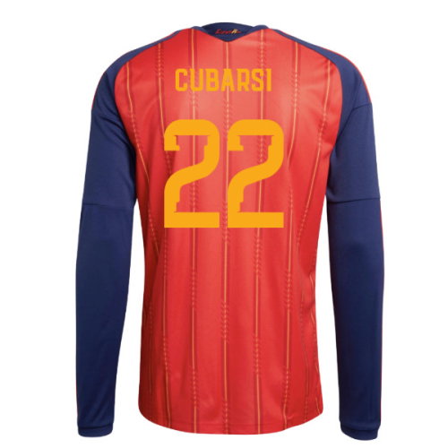 2026-2027 Spain Long Sleeve Home Shirt (Cubarsi 22)