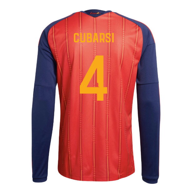 2026-2027 Spain Long Sleeve Home Shirt (Cubarsi 4)