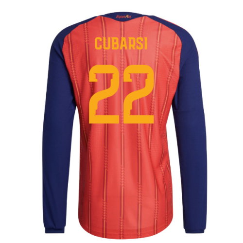 2026-2027 Spain Authentic Long Sleeve Home Shirt (Cubarsi 22)