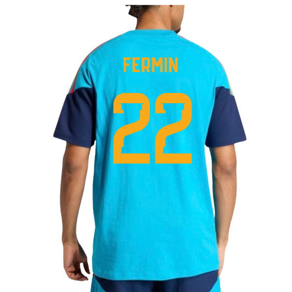 2026-2027 Spain Training Tee (Bold Aqua) (Fermin 22)