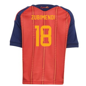 2026-2027 Spain Home Little Kids Mini Kit (Zubimendi 18)