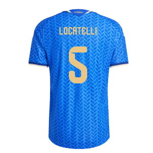 2026-2027 Italy Authentic Home Shirt (Locatelli 5)