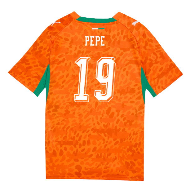 2026-2027 Ivory Coast Home Shirt (Kids) (Pepe 19)