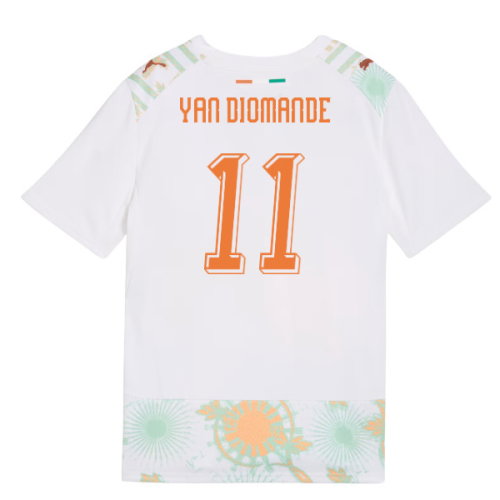 2026-2027 Ivory Coast Away Shirt (Kids) (Yan Diomande 11)