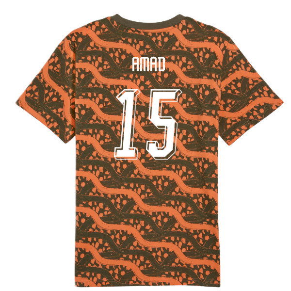 2026-2027 Ivory Coast FtblCulture Tee AOP (Black) (Amad 15)