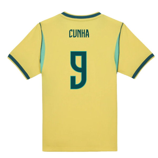 2026-2027 Brazil Home Little Boys Mini Kit (Cunha 9)