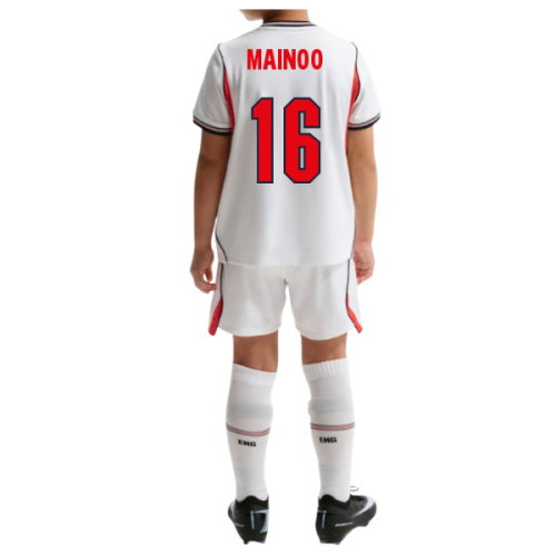 2026-2027 England Home Mini Kit (Mainoo 16)