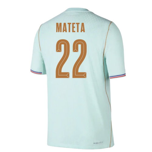 2026-2027 France Away Match Authentic Aero-Fit Shirt (Mateta 22)