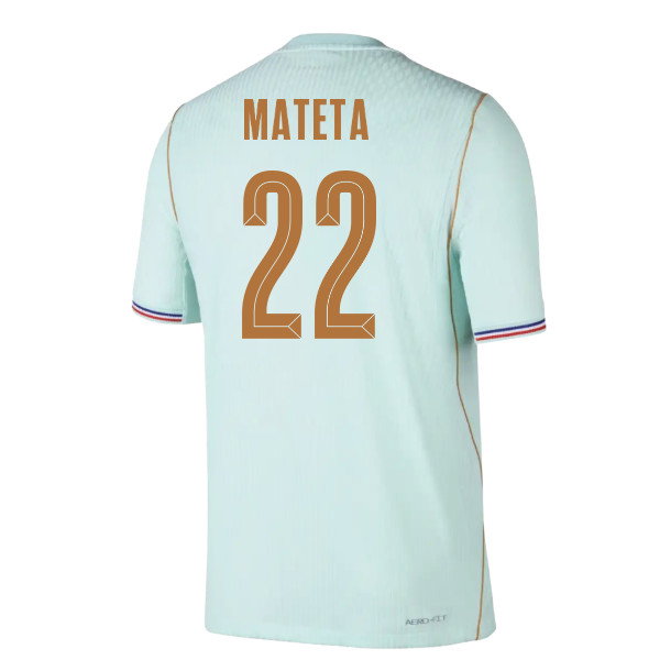 2026-2027 France Away Match Authentic Aero-Fit Shirt (Mateta 22)
