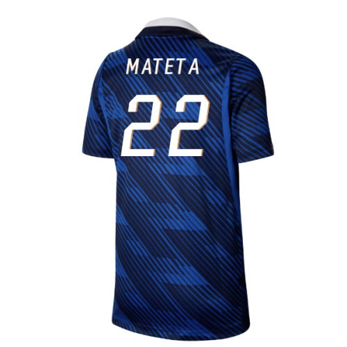2026-2027 France Home Shirt (Kids) (Mateta 22) 2026-2027 France Home Shirt (Kids) (Mateta 22)