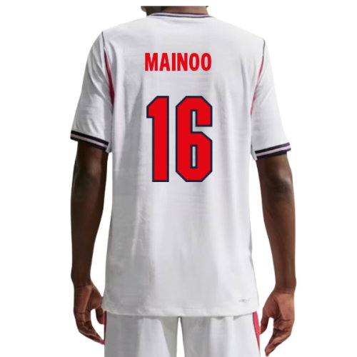 2026-2027 England Authentic Aero-Fit Home Shirt (Mainoo 16)