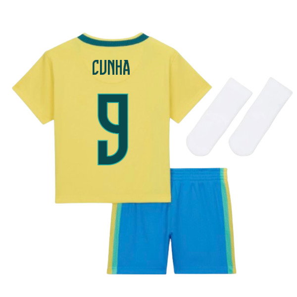 2026-2027 Brazil Home Baby Kit (Cunha 9)
