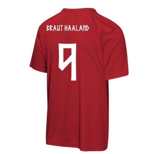Norway FIFA World Cup 2026 T-Shirt (Red) (Braut Haaland 9)