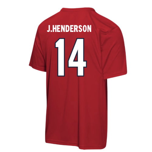 England FIFA World Cup 2026 T-Shirt (Red) (J.Henderson 14)