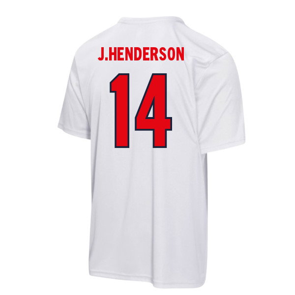 England FIFA World Cup 2026™ T-Shirt (White) - Kids (J.Henderson 14)