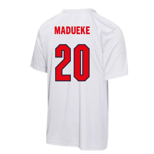 England FIFA World Cup 2026 T-Shirt (White) - Kids (Madueke 20)