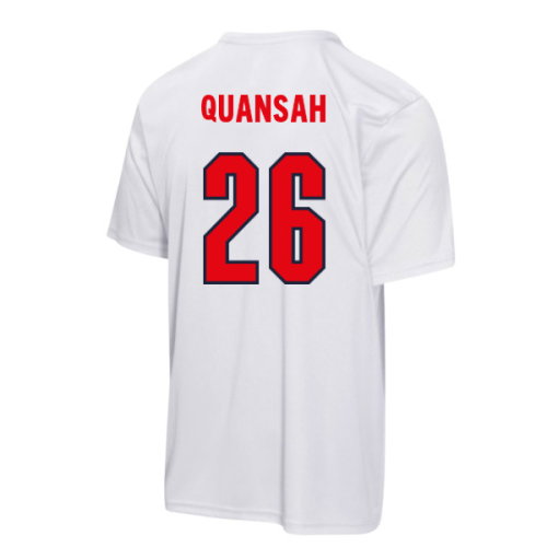 England FIFA World Cup 2026 T-Shirt (White) - Kids (Quansah 26)