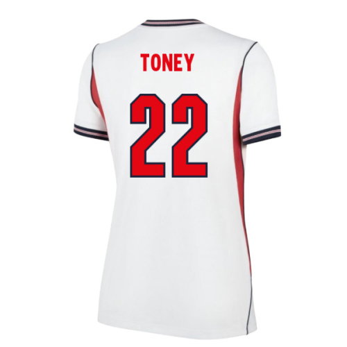 2026-2027 England Home Shirt (Womens) (Toney 22)