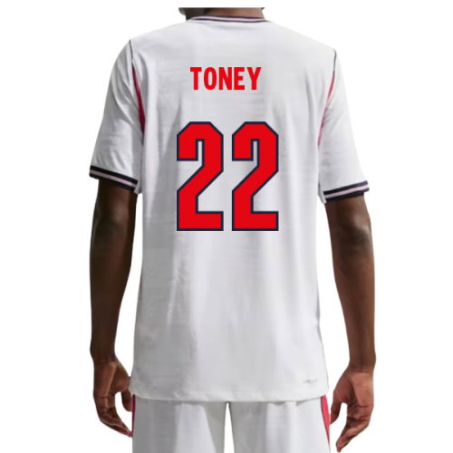 2026-2027 England Authentic Aero-Fit Home Shirt (Toney 22)