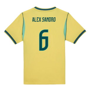 2026-2027 Brazil Home Little Boys Mini Kit (Alex Sandro 6)
