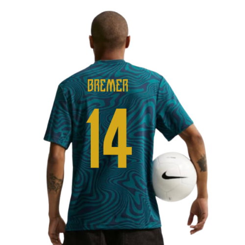 2026-2027 Brazil Primary Dri-Fit Shirt (Geode Teal) (Bremer 14)