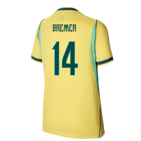 2026-2027 Brazil Home Shirt (Kids) (Bremer 14)