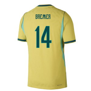 2026-2027 Brazil Authentic Aero-Fit Match Home Shirt (Bremer 14)