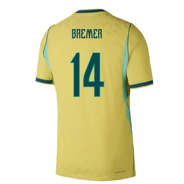 2026-2027 Brazil Authentic Aero-Fit Match Home Shirt (Bremer 14)