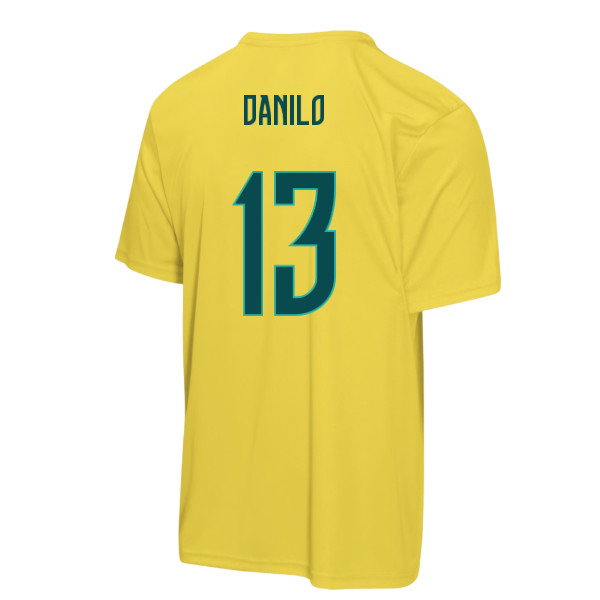 Brazil FIFA World Cup 2026™ T-Shirt (Yellow) - Kids (Danilo 13)