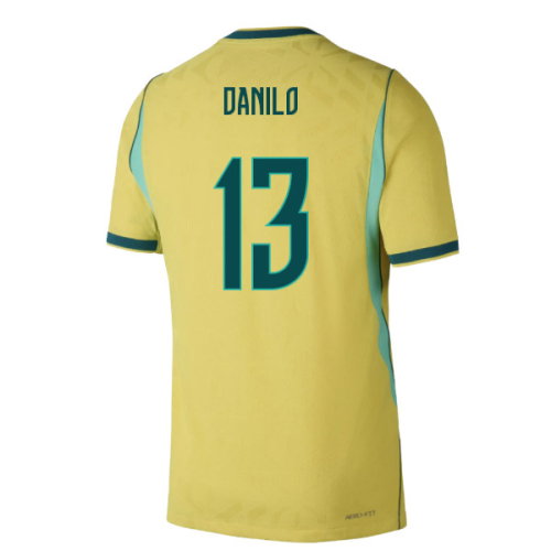 2026-2027 Brazil Authentic Aero-Fit Match Home Shirt (Danilo 13)