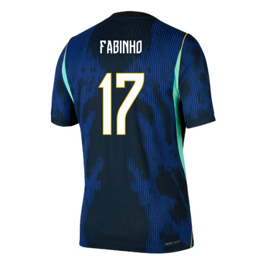2026-2027 Brazil Match Away Jordan Aero-FIT Authentic Shirt (Fabinho 17)