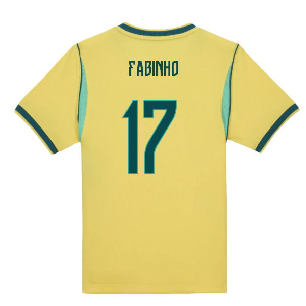 2026-2027 Brazil Home Little Boys Mini Kit (Fabinho 17)