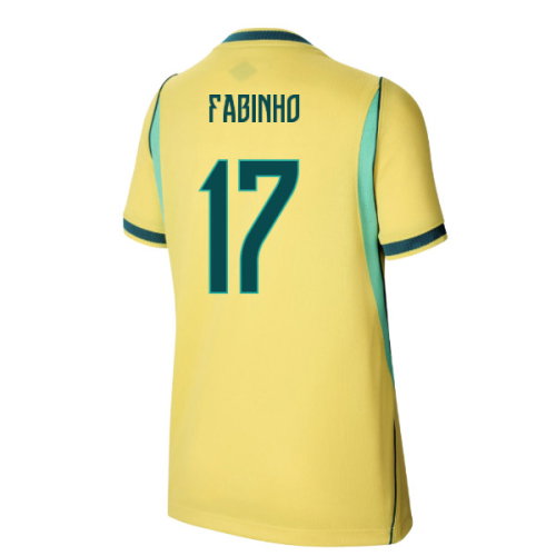 2026-2027 Brazil Home Shirt (Kids) (Fabinho 17)