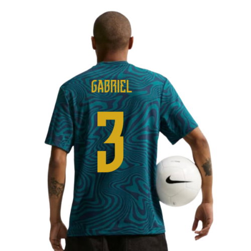 2026-2027 Brazil Primary Dri-Fit Shirt (Geode Teal) (Gabriel 3)